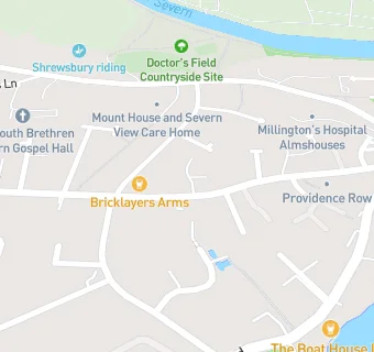 map for Bricklayers Arms