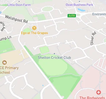 map for Shelton Cricket Club