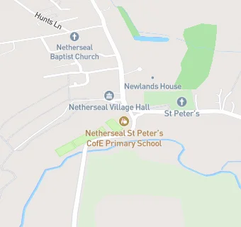 map for Netherseal St Peter's CofE (C) Primary School