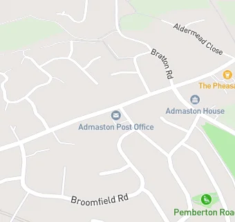 map for Admaston Stores