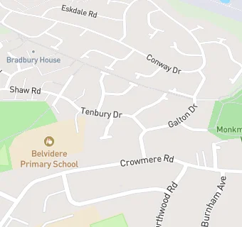 map for Shire Services @ Belvidere Primary School