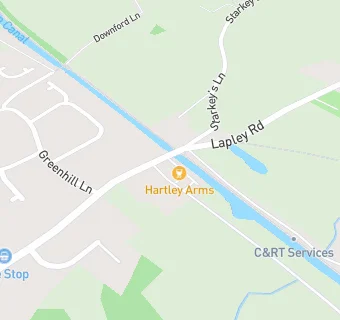 map for The Hartley Arms