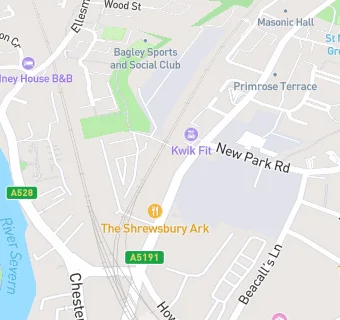 map for The Shrewsbury Ark