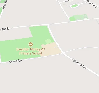 map for Swanton Morley VC Primary School