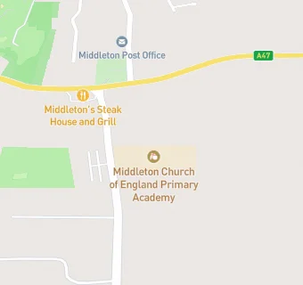 map for Middleton Church of England Primary Academy