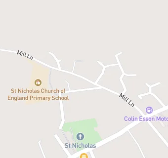 map for Love Food JM Ltd at St Nicholas CEVA Primary School