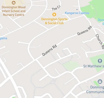 map for Queens Road Stores