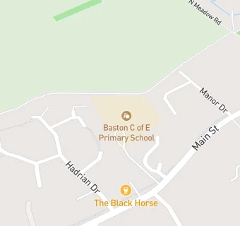 map for Baston CE Primary School