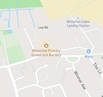 map for Winterton Primary School and Nursery