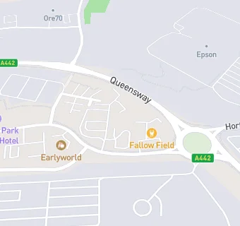 map for Greggs @ Hadley Park