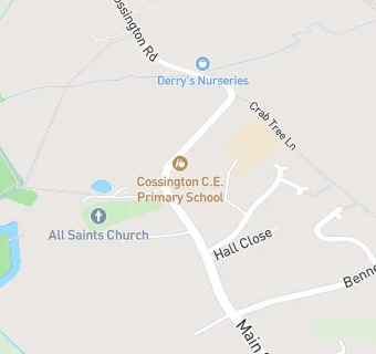 map for Cossington C Of E Primary School