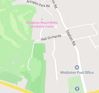 map for Middleton Hall Golf Club