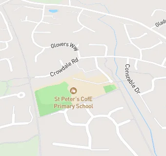 map for St Peter's Bratton Church of England Academy