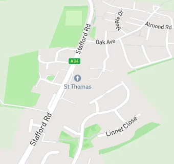 map for Ashcroft Hollow Care Home