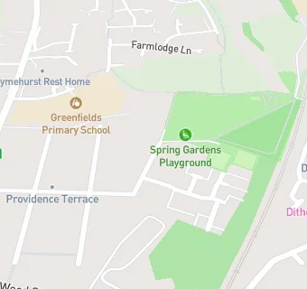 map for Greenfields And District Bowling Club