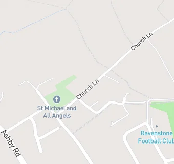 map for Ravenstone Primary School