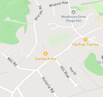 map for The Curzon Arms