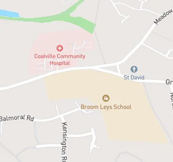 map for Broom Leys School