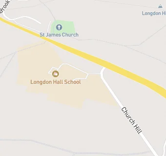 map for Longdon Hall School