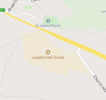 map for Longdon Hall School