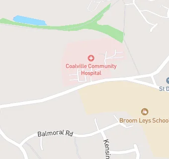 map for Coombs Catering Partnership @ Broom Leys Primary School