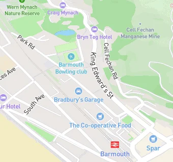 map for Barmouth Foodbank