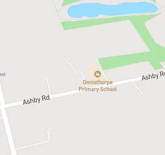 map for Donisthorpe Primary School