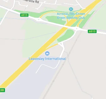 map for J T Leavesley (Alrewas) Ltd T/a Ivy Garage