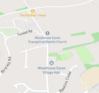 map for Woodhouse Eaves Baptist Church