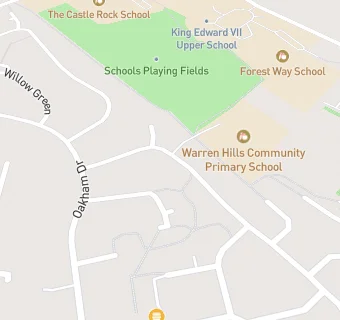 map for Warren Hills Primary School