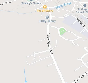 map for Sileby Conservative Club