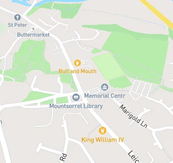 map for Mountsorrel Baptist Church (Food Bank)