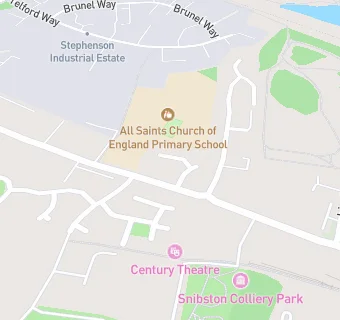 map for All Saints Church of England Primary School, Coalville