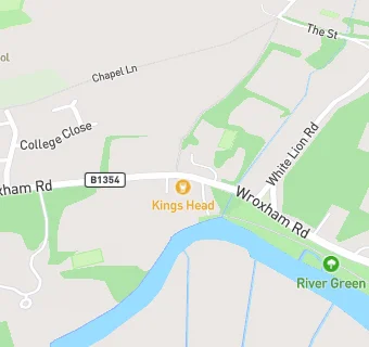 map for Kings Head Coltishall