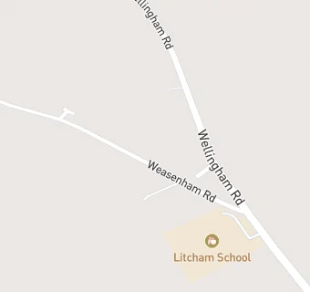 map for Litcham Primary School