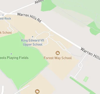 map for Forest Way School