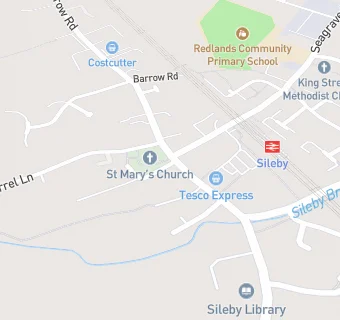 map for Sileby Family Dental Centre