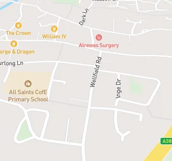 map for Alrewas Village Hall