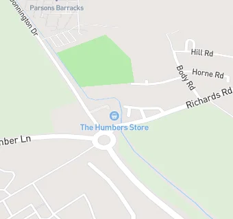 map for The Humber Stores