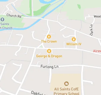 map for George & Dragon