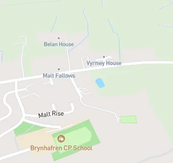 map for Brynhafren CP School