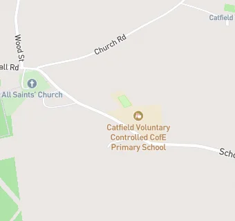 map for Catfield Voluntary Controlled CofE Primary School