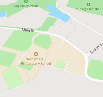 map for Witham Hall Preparatory School