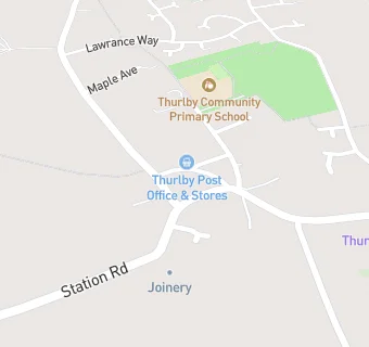 map for Thurlby Post Office & Stores