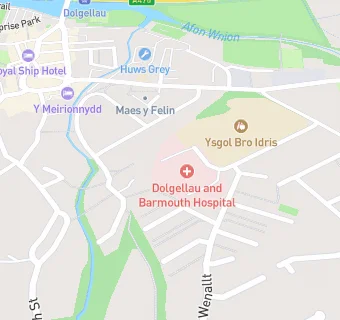 map for Ysbyty Dolgellau & Barmouth District Hospital