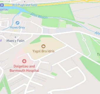 map for Ysgol Bro Idris