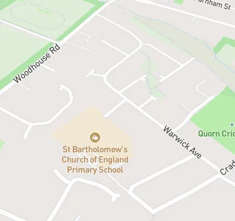 map for St Bartholomew's Church of England Primary School