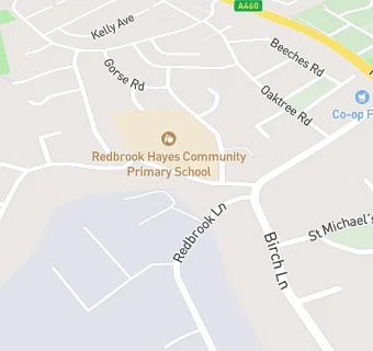 map for Redbrook Hayes Community Primary School