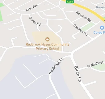 map for Redbrook Hayes Community Primary School