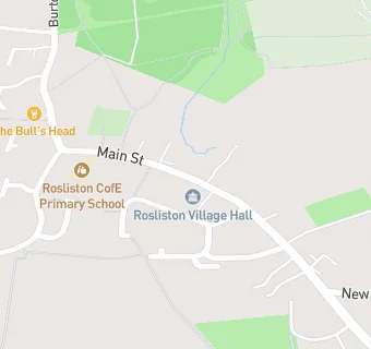 map for Rosliston Church Of England Primary School